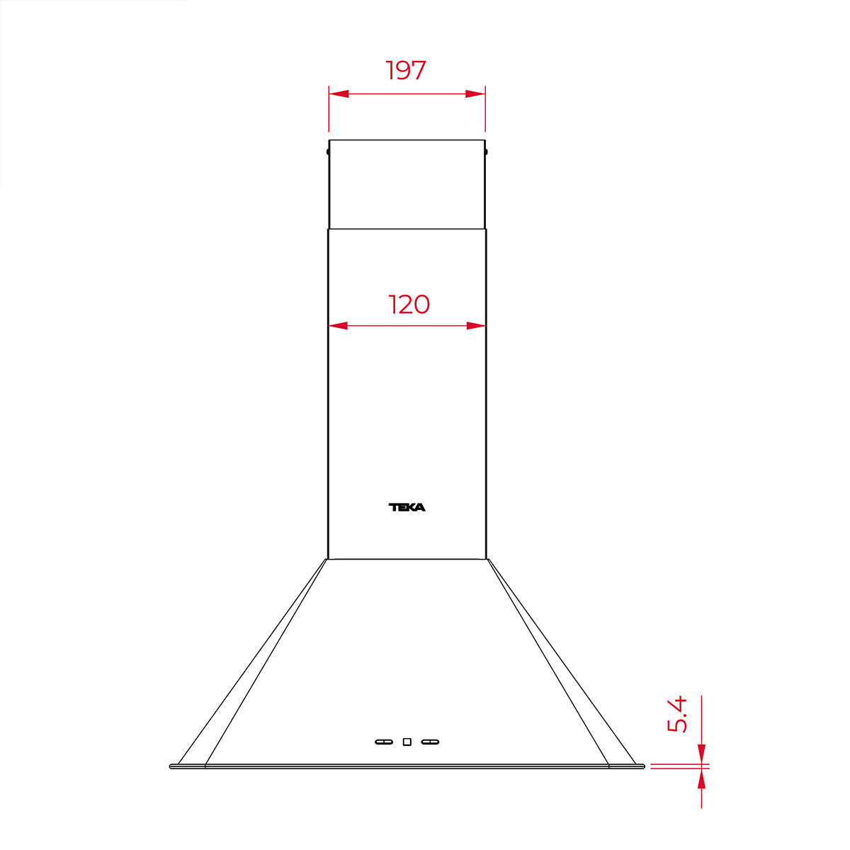 Teka Dos 60.2 At Antrasit Country Davlumbaz Pirinç Duvar Tipi Davlumbaz 60 cm