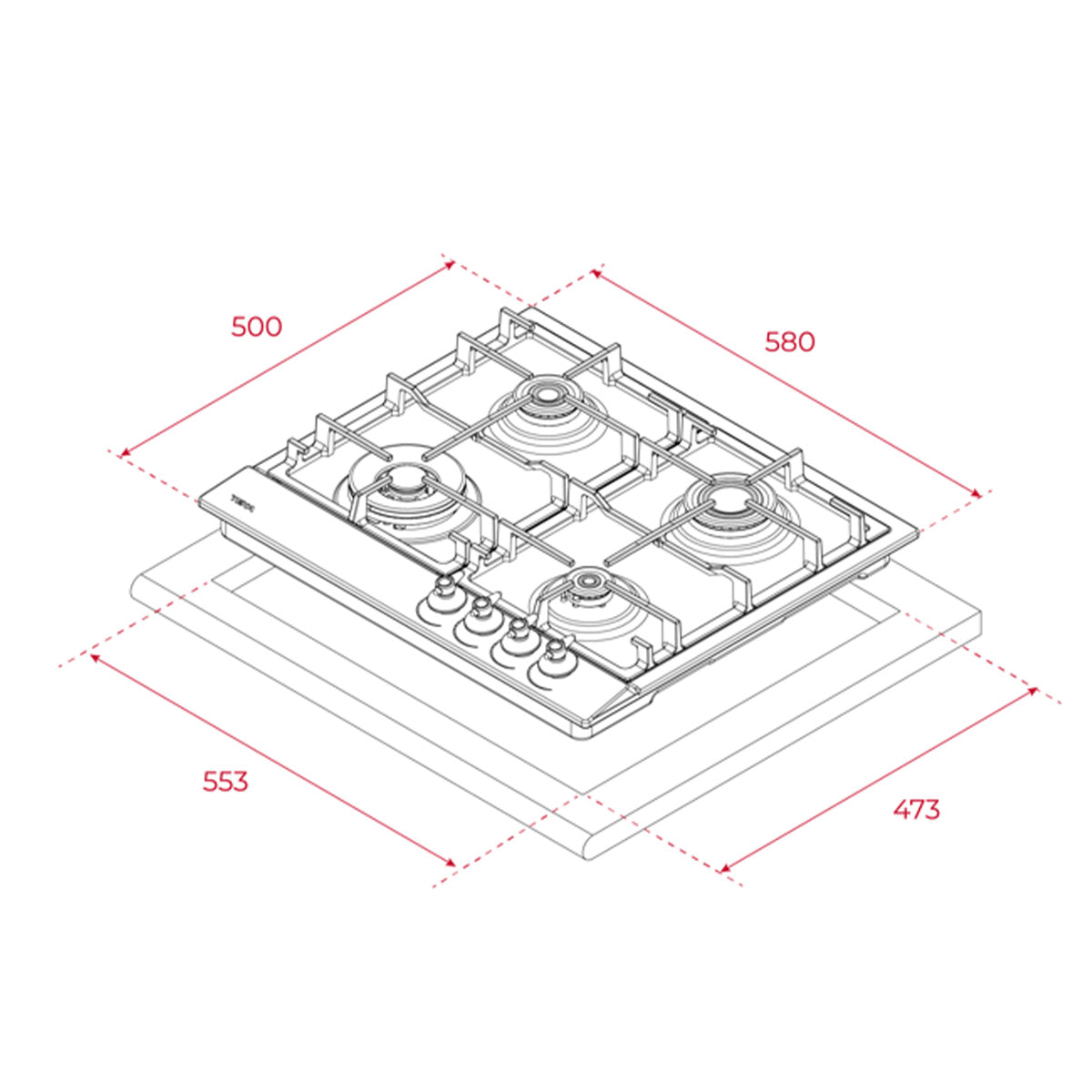 Teka Country Antrasit Rustik Ankastre Set (HAK 627 R AT-Dos 60.2 AT-GSC 64320 RBC AT-MWR 22 BI At)