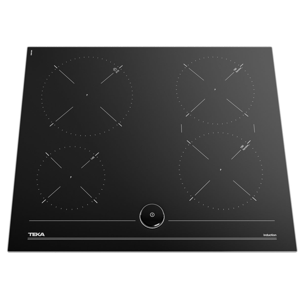 Teka iKnob IT 6450 İndüksiyonlu Cam Seramik 7400 W Ocak Siyah 60 cm
