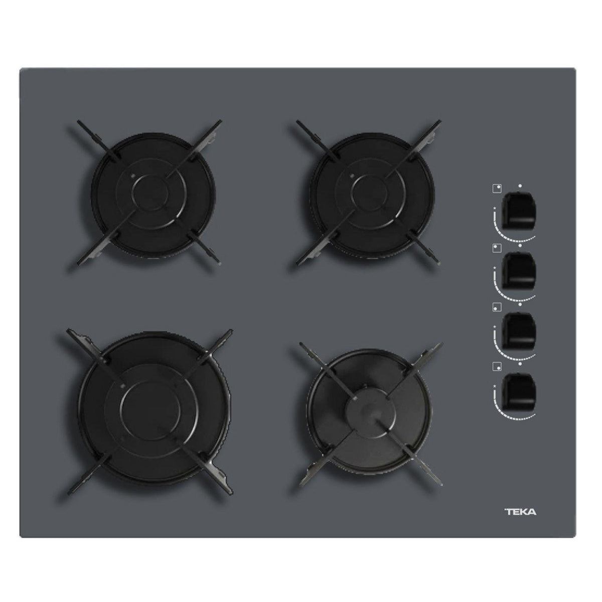 Teka Ankastre Set, HAK 625 ST Gri Ankastre Fırın, GBE 64002 KBC ST Gri Cam Ankastre Ocak, ATV 60 PRO ST Gri Davlumbaz