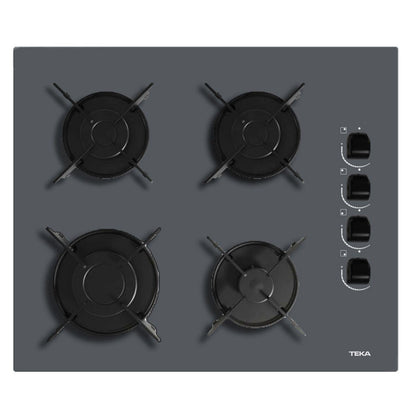 Teka Ankastre Set, HAK 625 ST Gri Ankastre Fırın, GBE 64002 KBC ST Gri Cam Ankastre Ocak, ATV 60 PRO ST Gri Davlumbaz