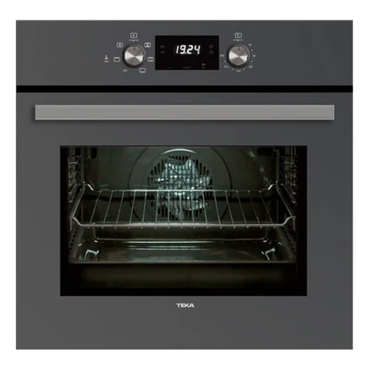 Teka Ankastre Set, HAK 625 ST Gri Ankastre Fırın, GBE 64002 KBC ST Gri Cam Ankastre Ocak, ATV 60 PRO ST Gri Davlumbaz