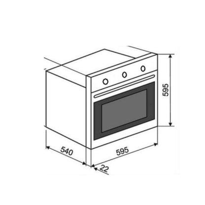 Teka Ankastre Set, HAK 625 ST Gri Ankastre Fırın, GBE 64002 KBC ST Gri Cam Ankastre Ocak, ATV 60 PRO ST Gri Davlumbaz