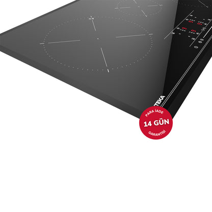 Teka IR 8430 5 Zone Siyah İndüksiyon Ocak Kumandalı Pro 80 cm
